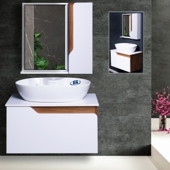 ست کابینت و روشویی مدل H26 به همراه آینه و باکس
