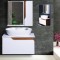 ست کابینت و روشویی مدل H26 به همراه آینه و باکس