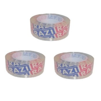 چسب نواری رازی کد 333 عرض 1.8 سانتی متر بسته 3 عددی