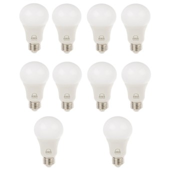 لامپ LED بروکس 10 وات مدل A60 پایه E27 بسته 10 عددی