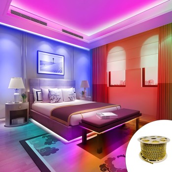 ریسه ال ای دی مدل شلنگی کد 5730 به همراه رابط ریسه طول 40 متری