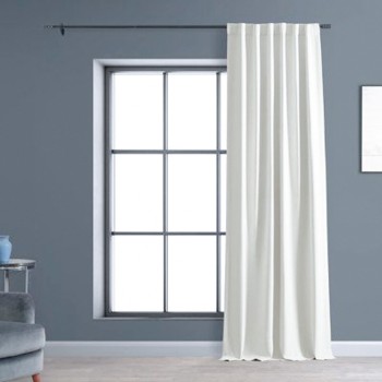 پرده مدل ساده آستر فلامنت سایز 150x275 سانتیمتر
