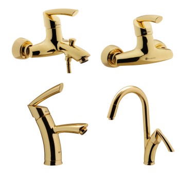 ست شیرآلات درخشان مدل Top Gold-2