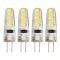 لامپ سوزنی 2 وات مدل ژله ای 220V-2W-10D-SMD پایه G4 بسته 4 عددی