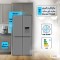 یخچال فریزر ساید بای ساید 28 فوت ایکس ویژن مدل TF540، دارای نمایشگر و یخساز نیمه اتوماتیک، با ارتفاع 185، پهنای 86 و عمق 67.8 سانتی متر، میزان مصرف انرژی A+، دارای 3 طبقه در یخچال و 6 کشو در فریزر