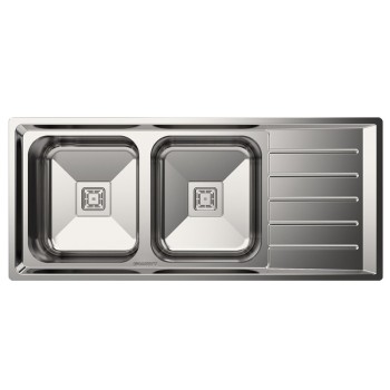سینکظرفشویی استیل گرویتی مدل GS701 توکار
